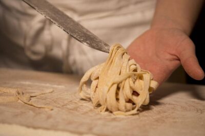 3 in 1 Cooking Class near Navona: Fettuccine, Ravioli & Tiramisu - Via Giuseppe Zanardelli Start: What Happens Before the Flour