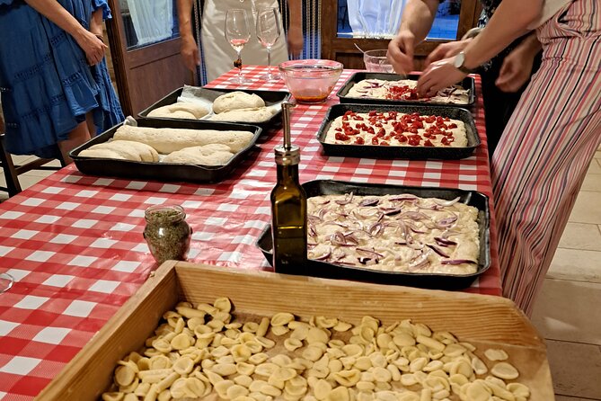 Apulian cooking class and typical dinner - Hands-on cooking: orecchiette, focaccia, and wood-fired chops