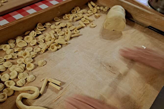 Apulian cooking class and typical dinner - The menu you cook and eat: broad beans, brasciole, and sugared almonds