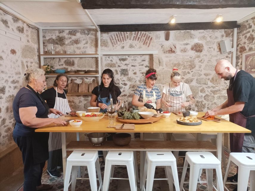 Athens: Kerameikos Stone House Cooking Class - Market Ingredients Meet the Courtyard Table