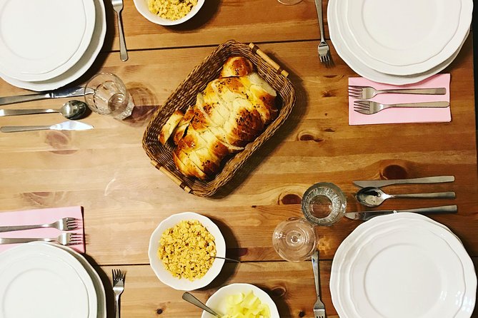 Authentic Jewish Cooking Class by a Professional chef - Welcome snack, drinks, and the end-of-class table