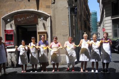 Authentic Roman Cooking Class & Market Experience - The Walk to the Kitchen: From Street Food Energy to a Real Working Space