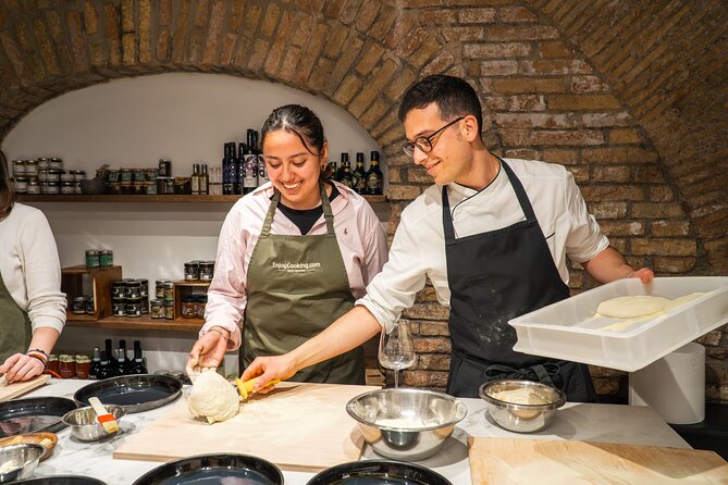 Authentic Roman Pizza, Suppli & Gelato Workshop with Italian Wine - Making Your Own Handmade Roman-Style Pizza