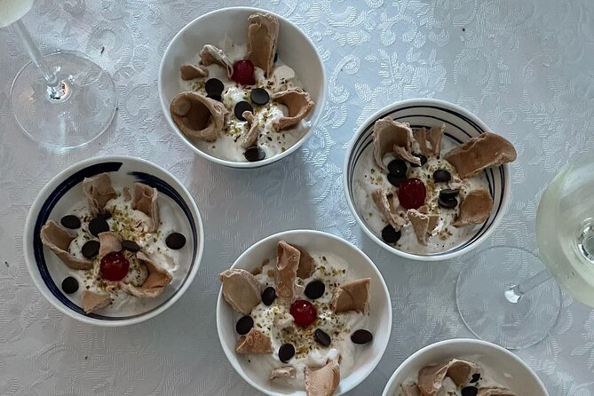 Authentic Sicilian Street Food: Fried Pizza Catania Cooking Class - The meal: street food style, plus dessert and wine