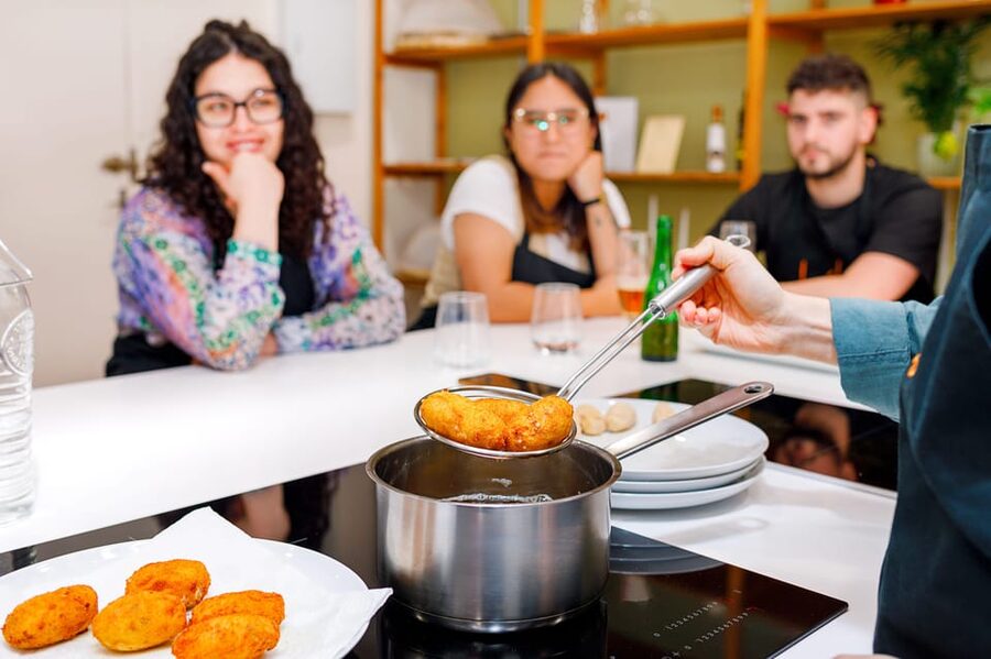 Authentic Tapas Cooking Class at a Private Eatery in Madrid - Wine, coffee, and conversation: how the best part happens after you cook