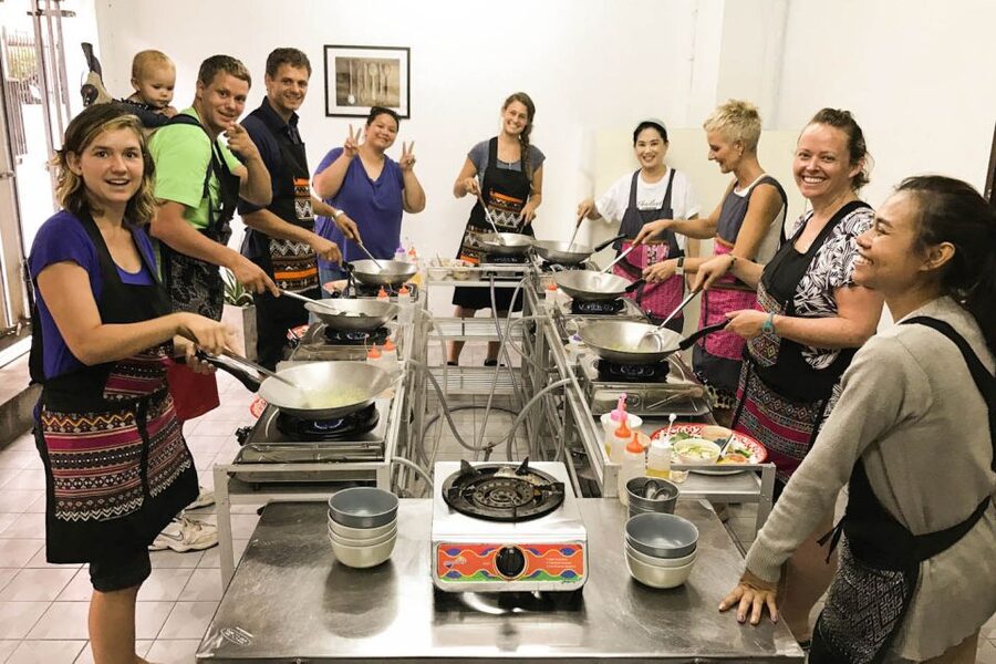 Bangkok: Thai Cooking Class and Onnuch Market Tour - Cooking With Your Teacher: Thai Techniques You Can Reuse