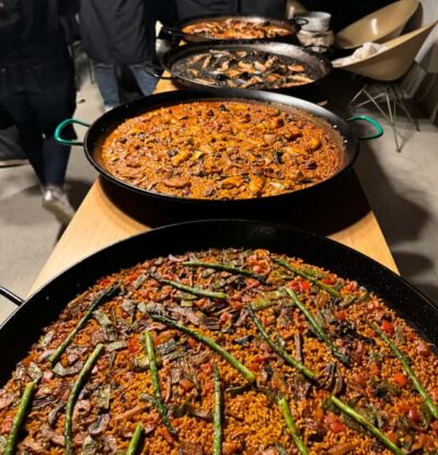 Barcelona Evening Cooking Class: 5-Course, 3 Paellas & Cava - The 8:00 pm to 11:00 pm Dinner Flow (What Happens When)