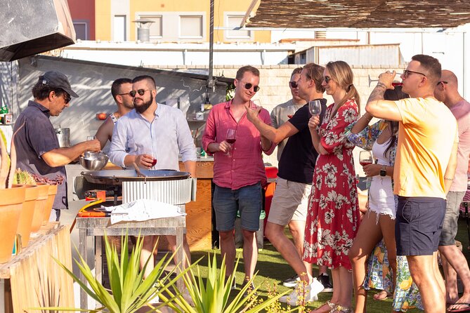 Barcelona Rooftop Paella Cooking Class with Sangria & Local Host - Hands-On Paella From Scratch: Sofrito, Broth, and Rice