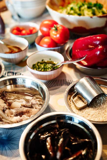 Barcelona: Spanish Tapas Cooking Class with Wine - Spanish wine tasting that’s timed for pairing, not just sipping