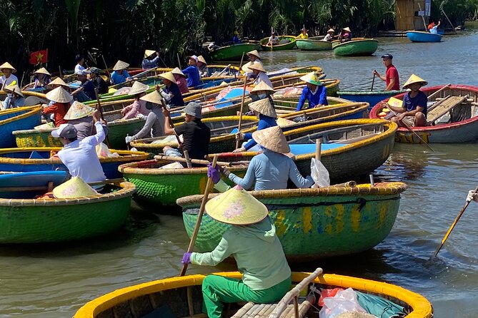 Bay Mau Cooking Class with Market Tour and Basket Boat Ride - Cooking four dishes: from Pho to the rest of your menu