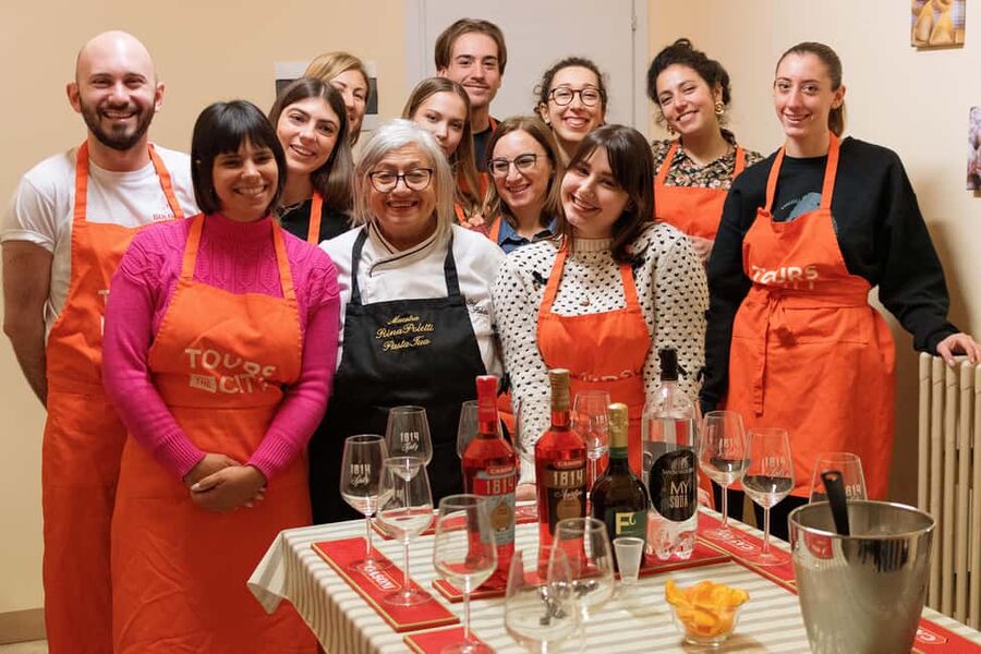 Bologna: Pasta Cooking Class, Ragu, Spritz, Wine & Gelato - Casoni spritz: learning a Bologna-style drink, not a copy