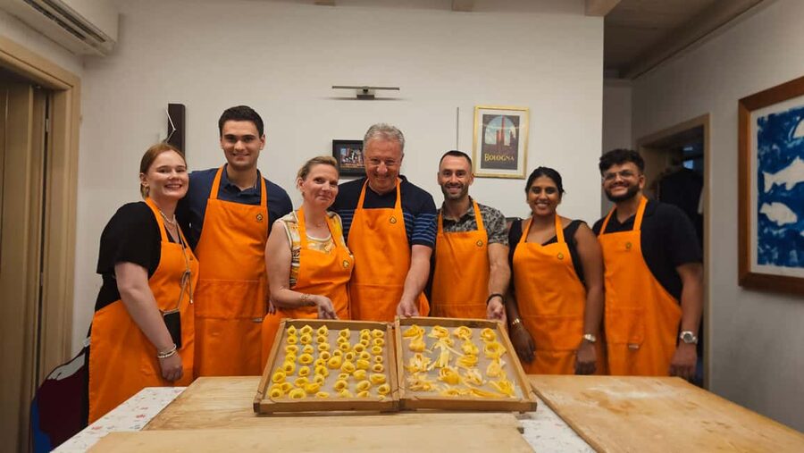 Bologna: Pasta Cooking Class, Ragu & Wine with Local Host - Your Emilian Menu: Appetizer, First Courses, and Dessert Choice