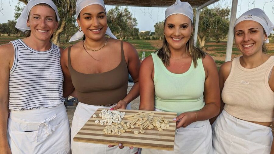 Brindisi: Cooking Class and Tasting in the Olive Grove - The meal you actually make: orecchiette, strascinati, wine, and water