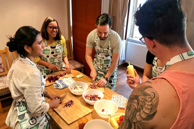 Budapest Cooking Class & Market Tour with Local Guide & Wines - From market to kitchen: a short walk that affects the vibe