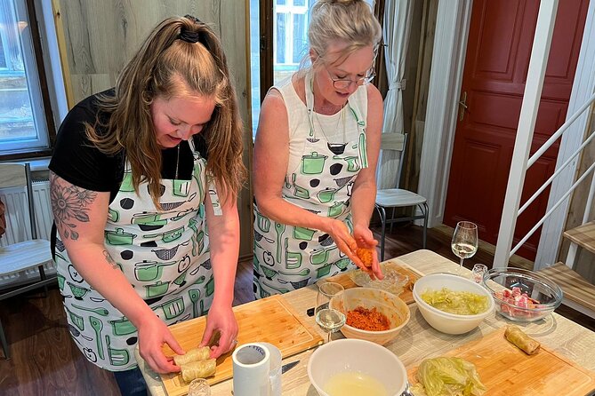 Budapest Cooking Class & Market Tour with Local Guide & Wines - The meal isn’t an afterthought: tastings, wine pairing, then sit down