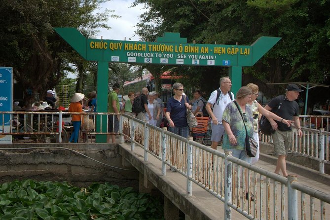 Cai Be Mekong Delta Tour: Cooking Class, Cycling & Craft Villages - Craft villages in Cai Be: fruit, folk music, coconut candy, and rice popcorn