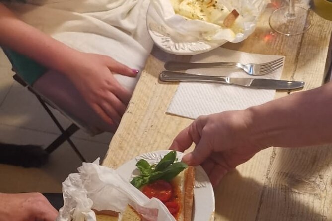 Catania Home Cooking: Pistachio Ravioli, Sicilian Pasta & Wine - Bruschette starters with unexpected toppings
