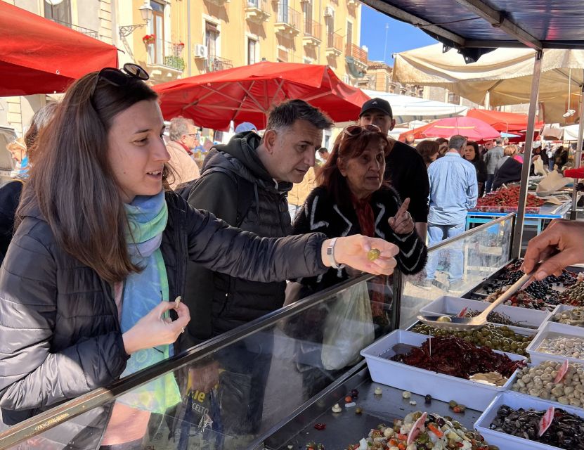 Catania: Market Tour and Cooking Class with Chef Riccardo - Poolside lunch with panoramic sea views, when the weather cooperates