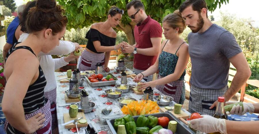 Chania: Authentic Cooking Class in the White Mountains - Meet Your Guides and the Cretan Kitchen Crew