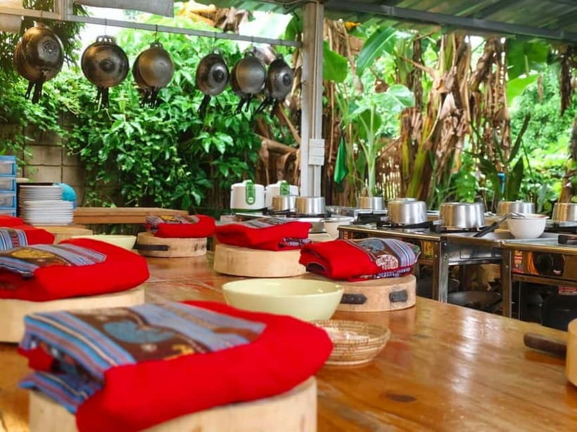 Chiang Mai: Cooking Class, Market and Thai Herbs Garden Tour - Hands-on cooking: soups, stir-fries, and the dishes you can actually choose