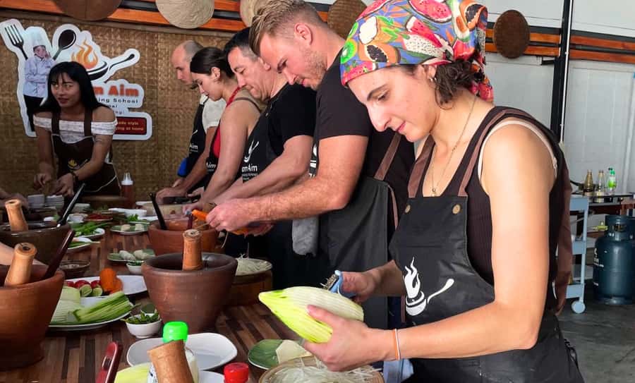 Chiang Mai: Ethical Elephant Sanctuary & Thai Cooking Class - A full day that swaps performance for observation
