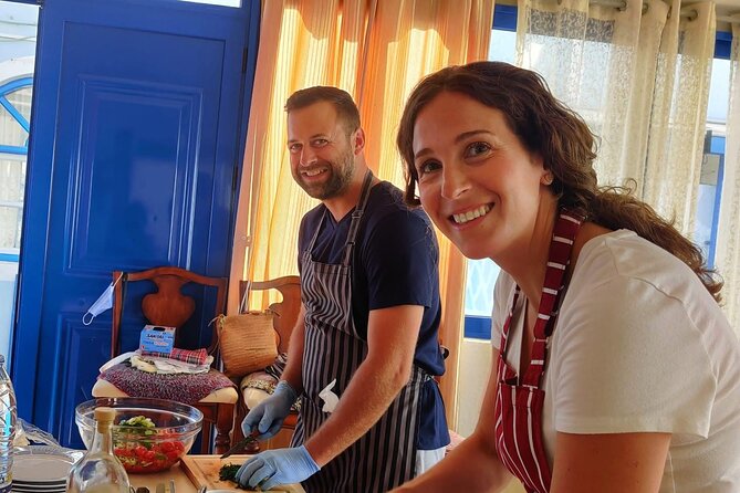 Cooking Class and Wine Tasting in Santorini - Akrotiri taverna with Litsa: the cooking class starts with real hospitality