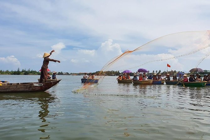 Cooking Class Hoi An:Local Market, Basket Boat, Fishing & Cooking - Basket Boat in the Nipa Palm Forest: Fun Water Skills With Photo Moments