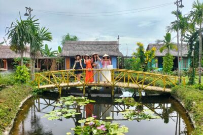 Cooking Class Hoi An - Organic Garden - Farming Tour-Handicrafts - The cooking part: chef guidance, apron and hat, and learning by doing