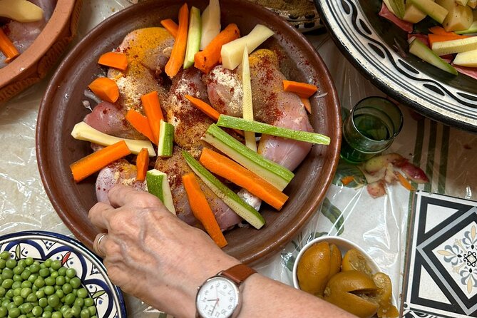 Cooking Class in Marrakech with Fatiha and Samira - The Market Walk: Spices, Produce, and Choosing What Matters