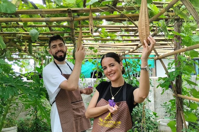 Cooking class in organic garden and local market tour ThaiCottage - Market Stop First: Ingredients You Can Actually Point To