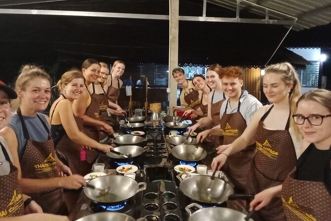 Cooking class in organic garden and local market tour ThaiCottage - The Cooking Setup: Traditional Family Style, With Real Attention