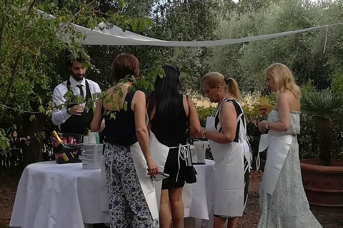 Cooking class, visit to the wine cellar, 2500 year old granaries - Underground 500 BC Etruscan granaries: why this stop is more than photo ops