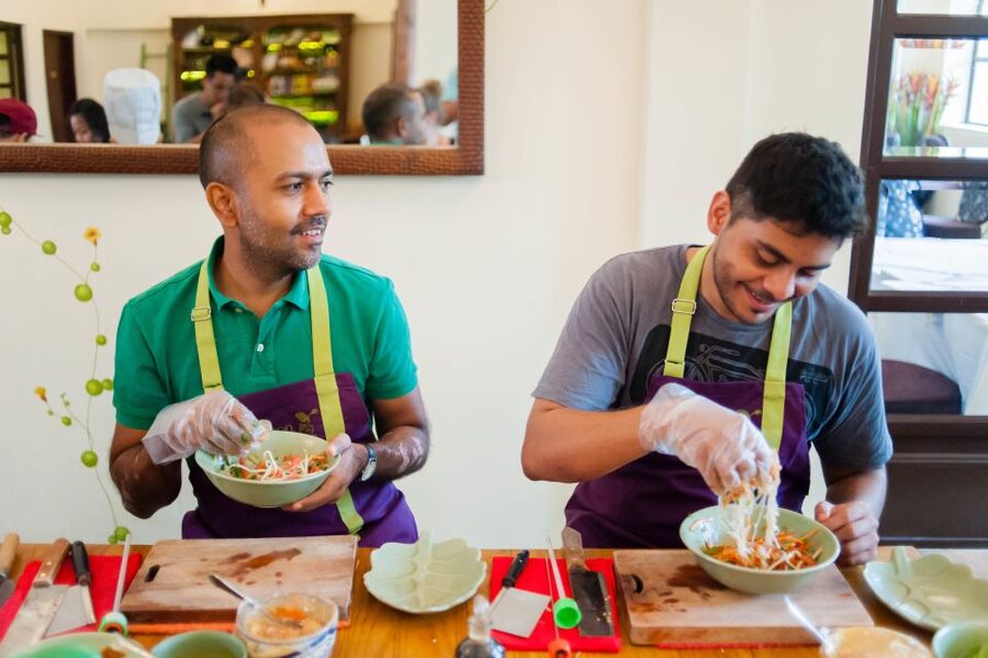 Cooking Class with Ben Thanh Market visit - Taxi to the Kitchen: From Shopping Mode to Cooking Mode