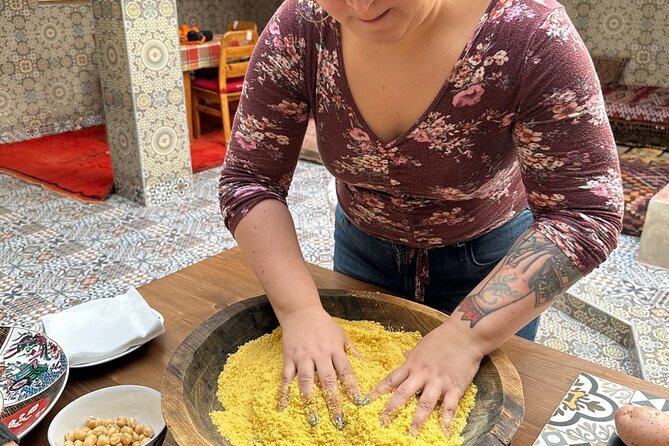 Cooking Class with Lacals in Marrakech . - Eating Together: Tagine, Couscous, and Fruit Salad