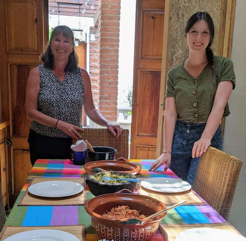Coyocán: Market Tour and Cooking Class - Walking toward Meztli: switching from market mode to household mode
