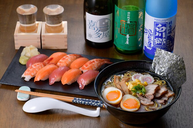 Cozy Tokyo Class: Ramen, Sushi, Sake Pairing & Cultural Exchange - Making ramen in a cozy kitchen, not a hectic spectacle