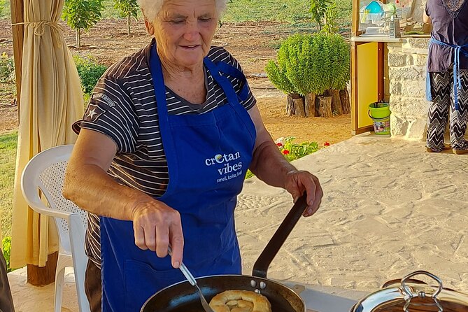 Cretan Cooking Class and Olive Oil Tasting - The meal after class: wine, coffee, and leftovers you can pack