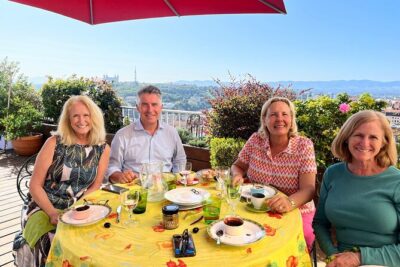 Croix Rousse Market & Rooftop Cooking Class in Lyon - The Menu: Melon Soup, Eggplant Tatin, Cheese Board, and Strawberry Charlotte