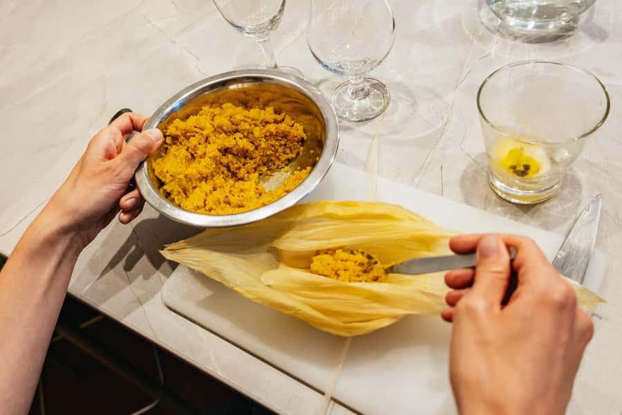 Cusco: Peruvian Cooking Class, Cocktails & Local Market Tour - Eating what you make: the table part is the point