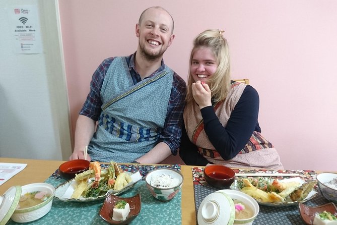 Enjoy artistic TEMPURA Cooking Class - What You Eat at the End: Tempura, Rice, Chilled Tofu, and Itadakimasu
