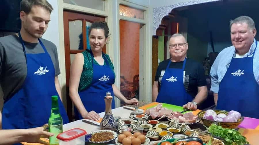 Essaouira: Traditional Family Style Moroccan Cooking Class - The 3-course menu setup: from planning to plating