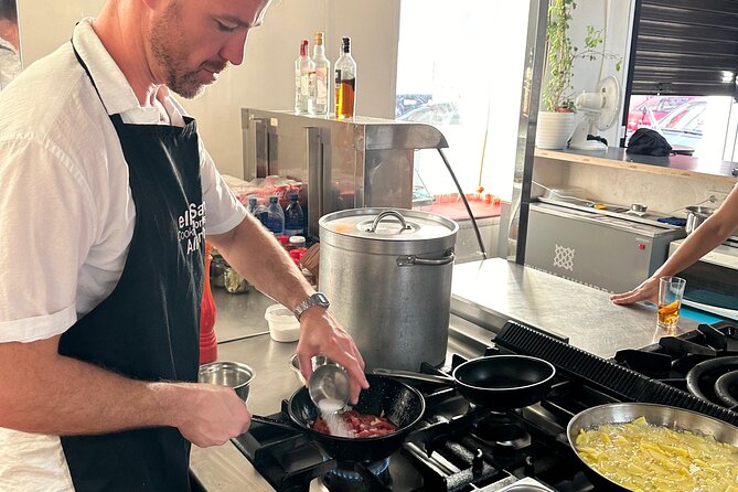Evening Spanish Tapas Cooking Class with Live Guitar Music - The social meal and the live Spanish guitar finish