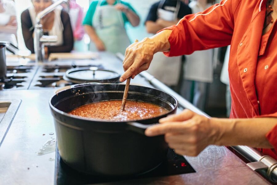 Florence: Cooking Class at a Tuscan Farm & Local Market Tour - The cooking start: pasta, ragù, and getting technique right