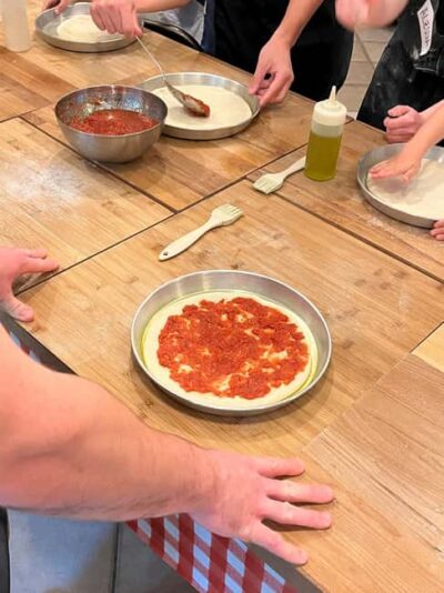 Florence: Pizza and Gelato Cooking Class - The pizza lesson: dough, sauce, and hands-on confidence