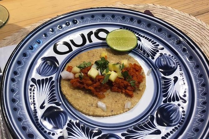 Four-course vegan Mexican hands-on cooking class + Market Tour - Drinks with lunch: agua fresca, hot chocolate, and mezcal
