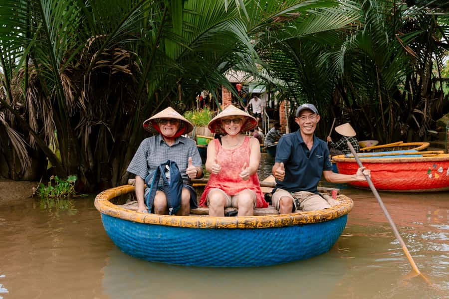 From Hoi An: Market Tour, Basket Boat Ride and Cooking Class - What You Eat: Lunch or Dinner You Build From Scratch
