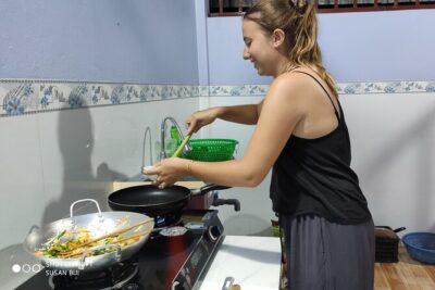 Full-Day Experience in Mekong Cycling and Authentic Home Cooking - Land market shopping: how you learn by buying dinner ingredients
