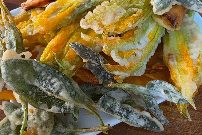 Gluten-Free Roman Feast Cooking Class with Chef Christian - Starter 2: battered sage leaves that stay crisp