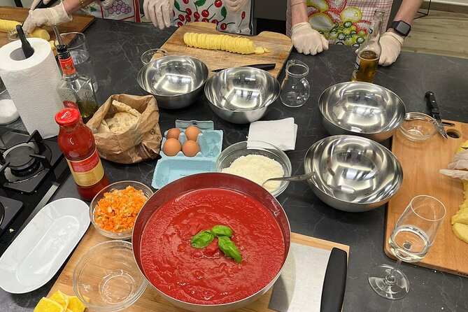 Gnocchi and meatballs | Cooking class and dinner at my house in Rome - Your Roman aperitivo welcome: prosecco, cured meats, and conversation