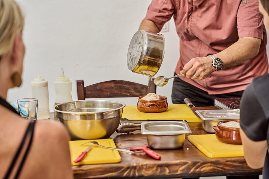 Greek Cuisine Cooking Class in Santorini - The chef-led workflow: how your 3.5 hours actually move